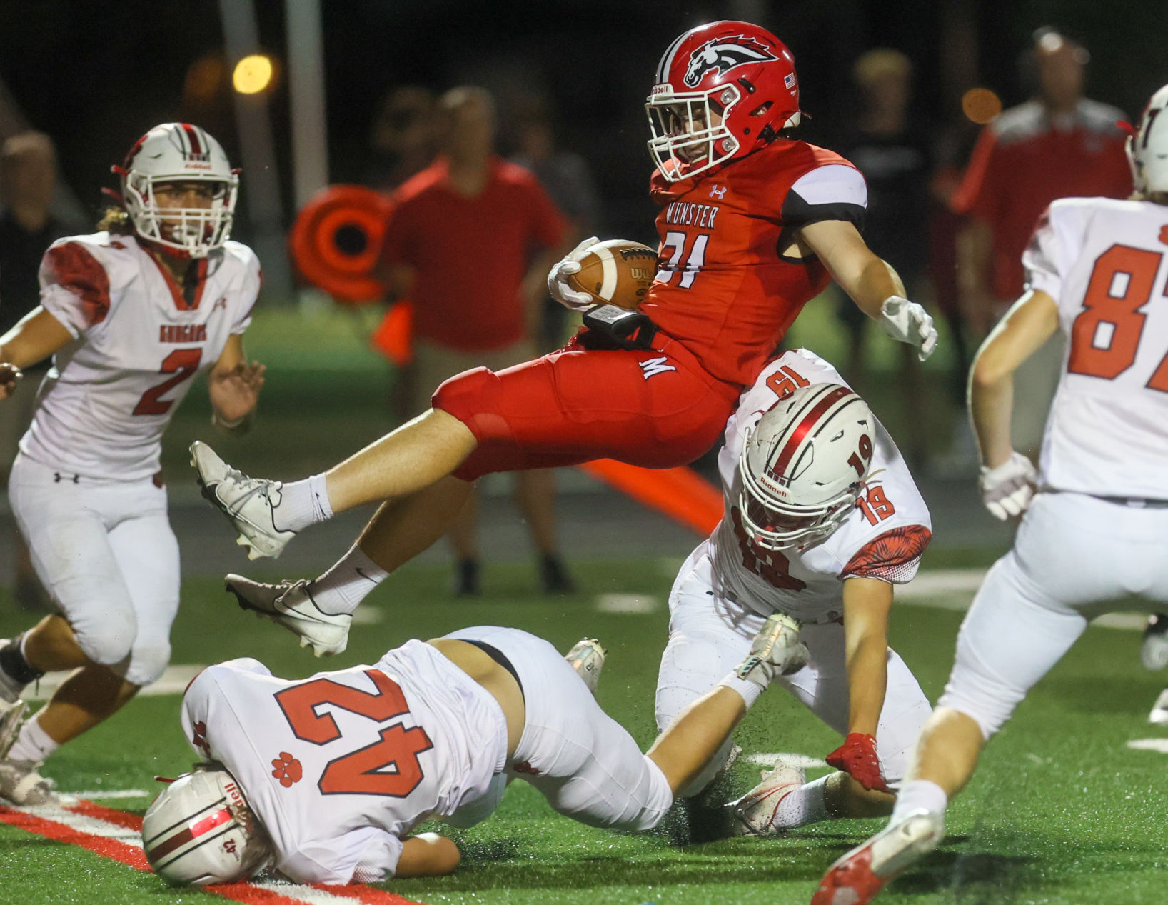 Kankakee Valley visits Munster football